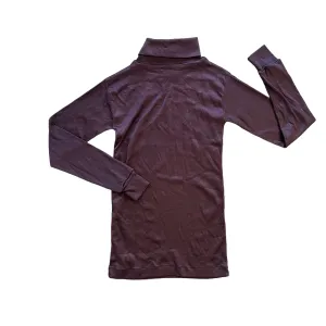 1970's Brown  Nylon Turtleneck 8-10 Years