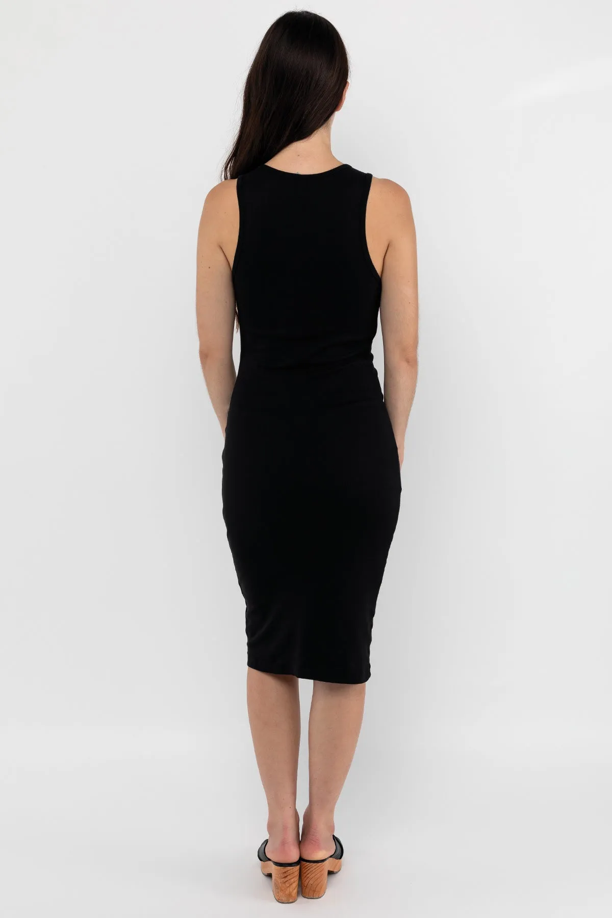 43240GD - Manantial Baby Rib Midi Dress