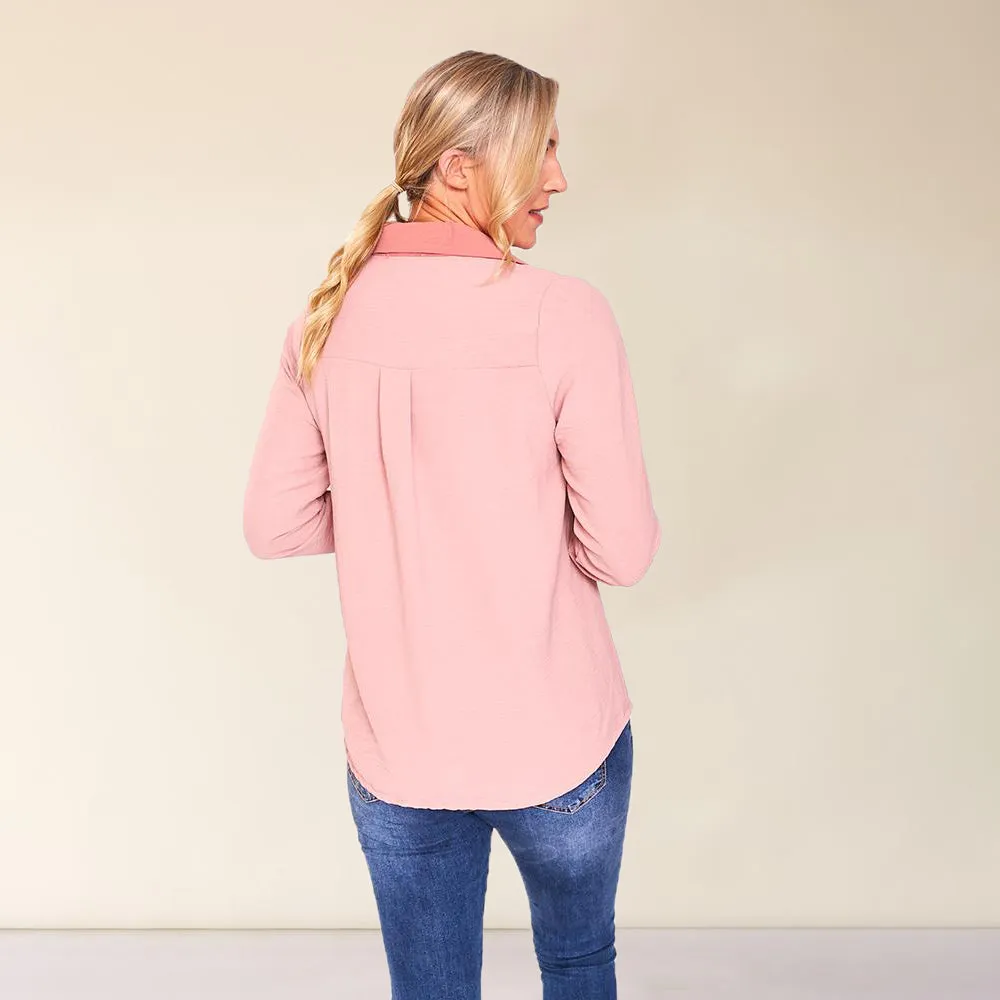Alana Shirt (Dusty Pink)