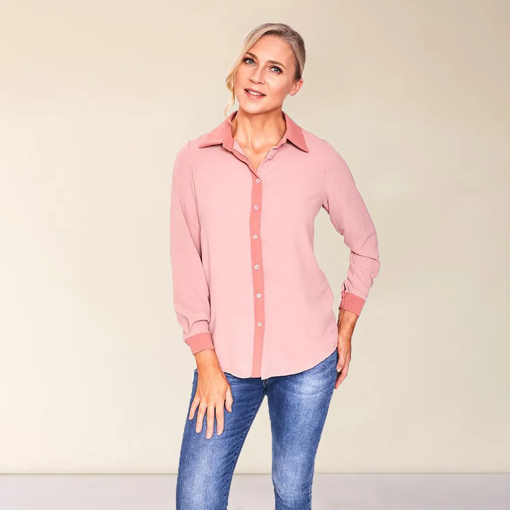 Alana Shirt (Dusty Pink)