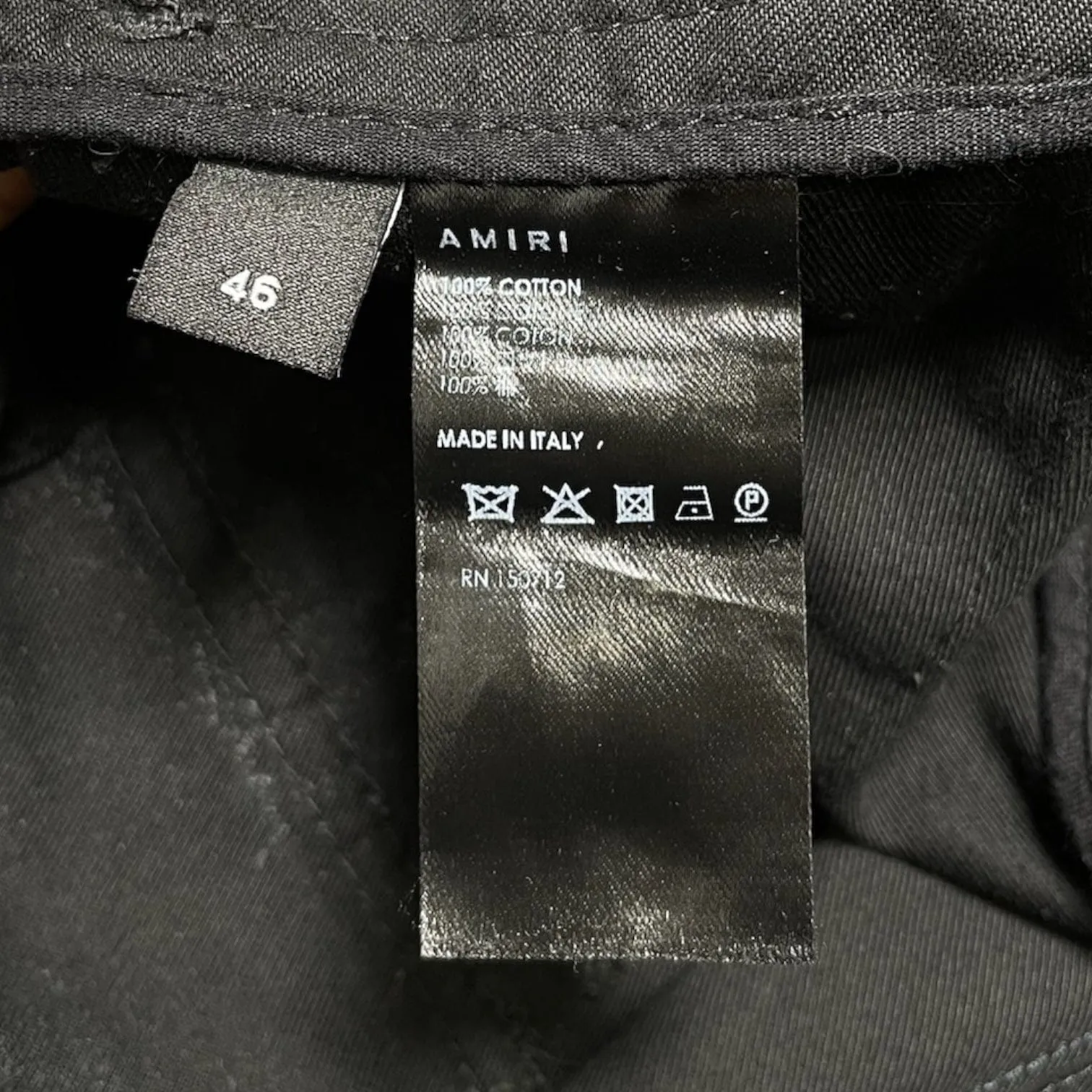 Amiri Bandana Work Pants Black