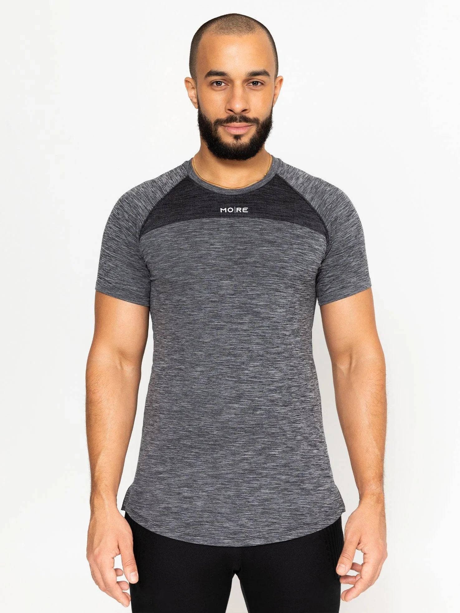 Ares Seamless Tee - Black