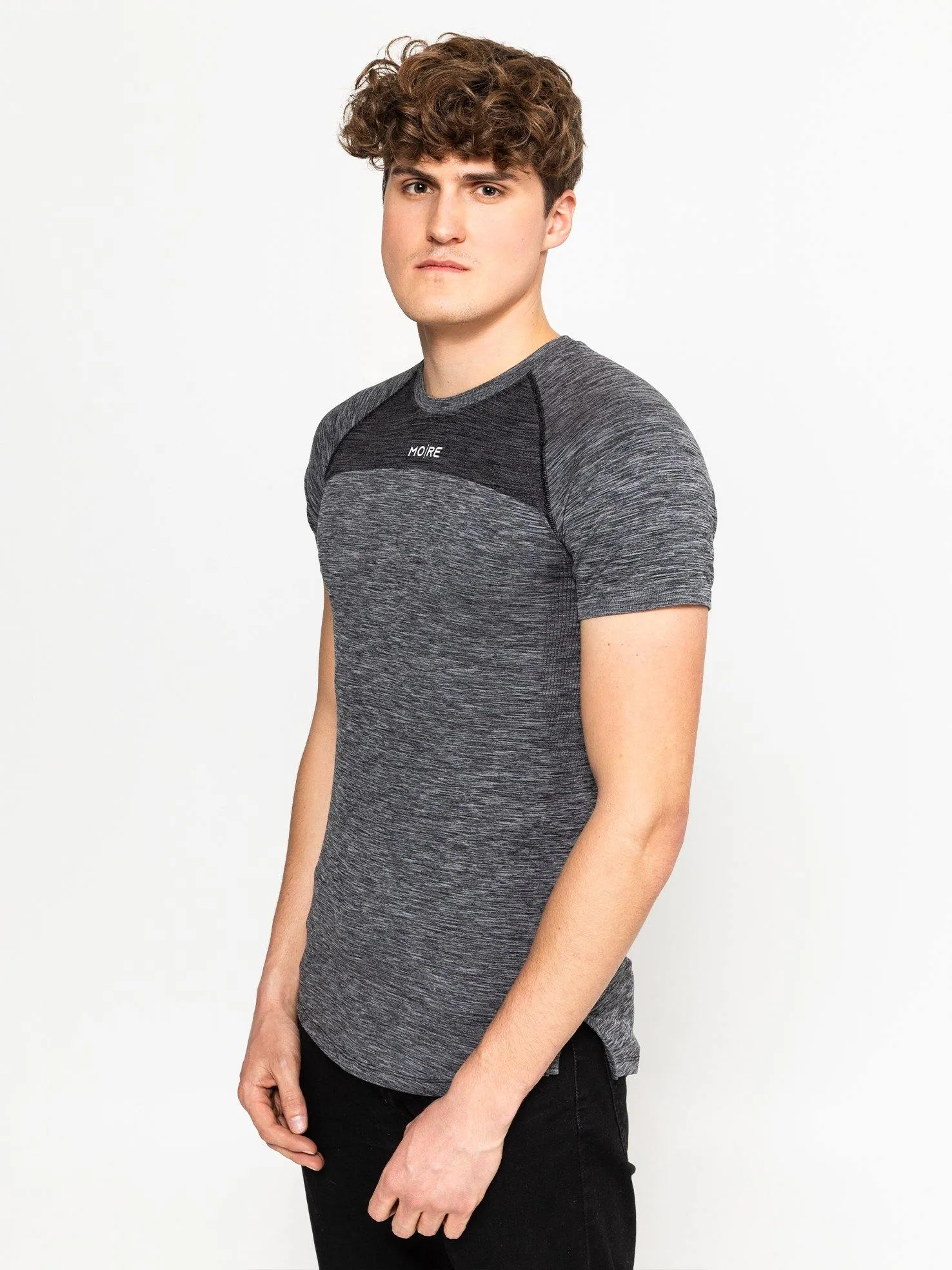 Ares Seamless Tee - Black