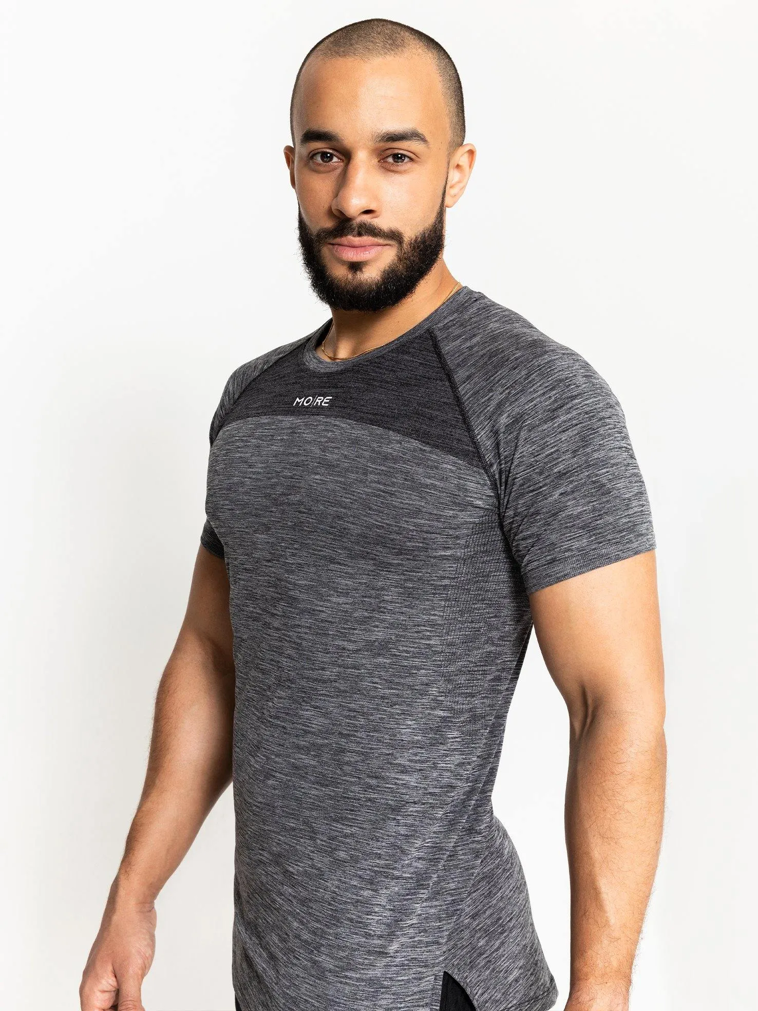 Ares Seamless Tee - Black