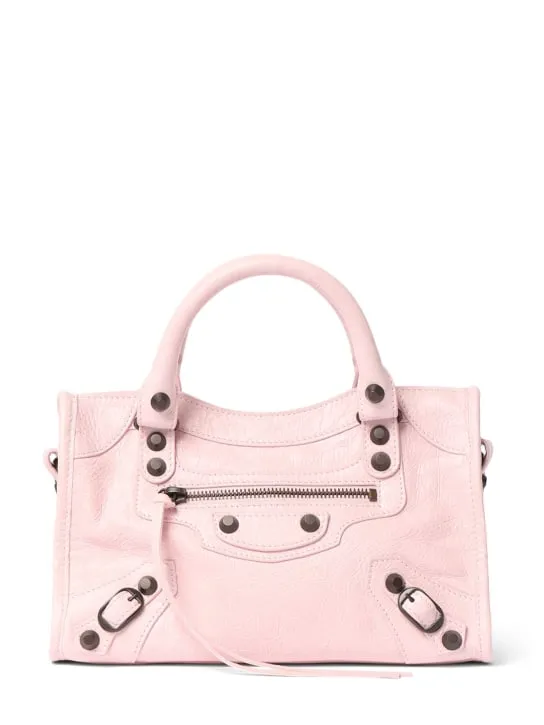 Balenciaga   Mini Le City Arena Lamb bag 
