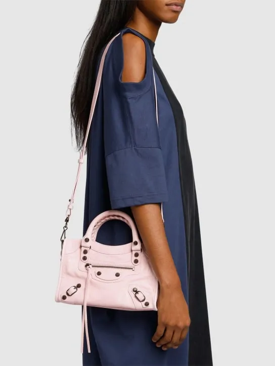Balenciaga   Mini Le City Arena Lamb bag 