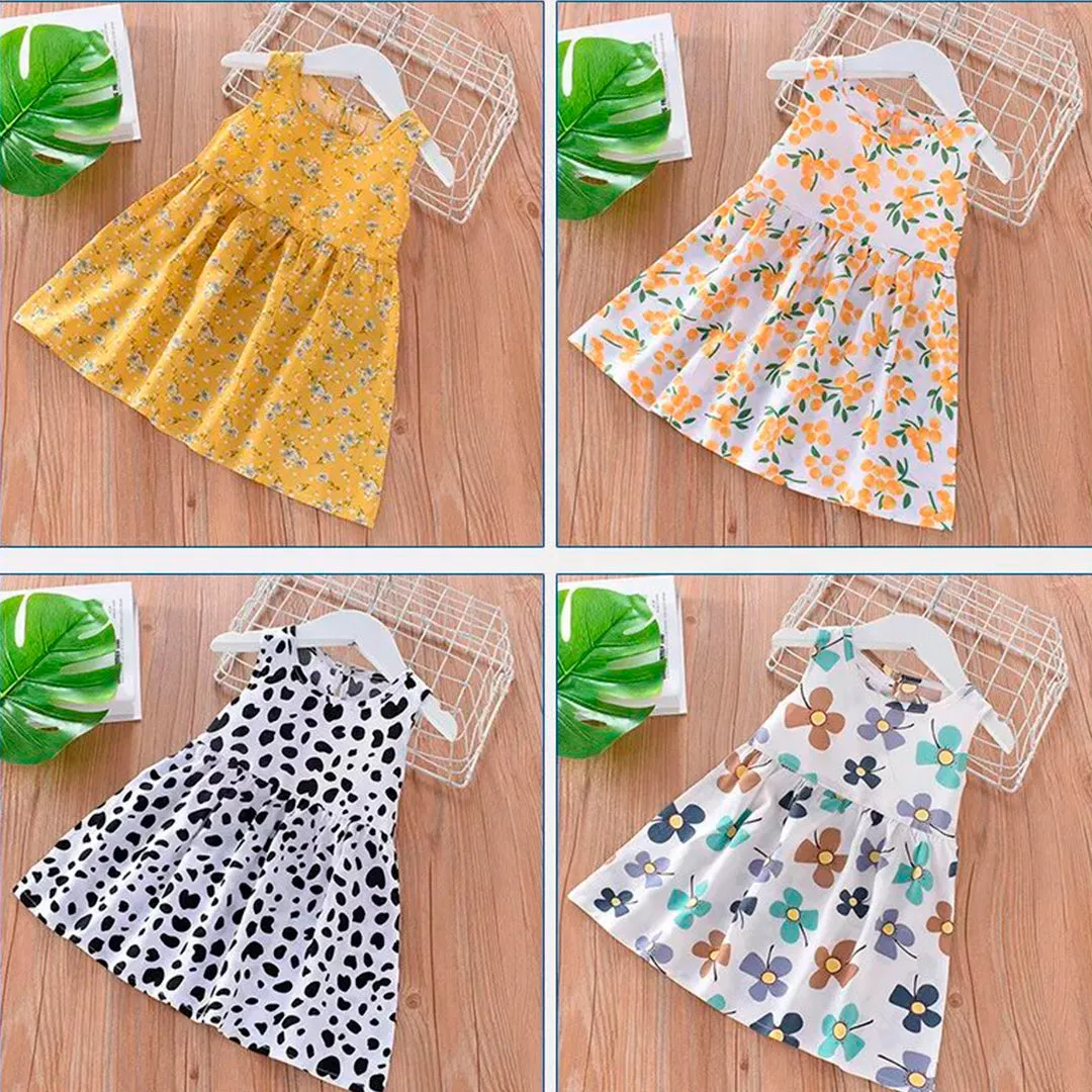 Big Flowers Princess Summer Dress