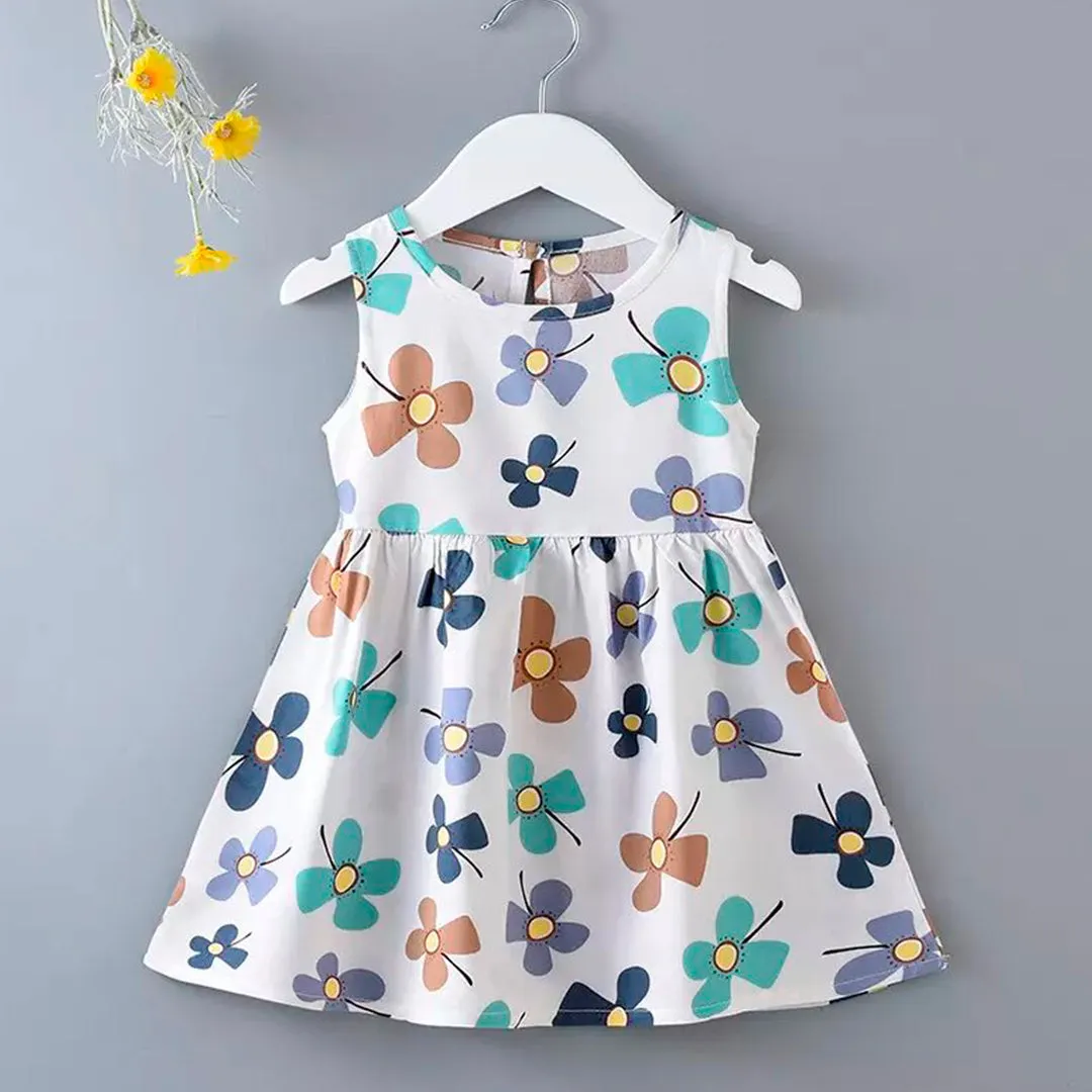 Big Flowers Princess Summer Dress