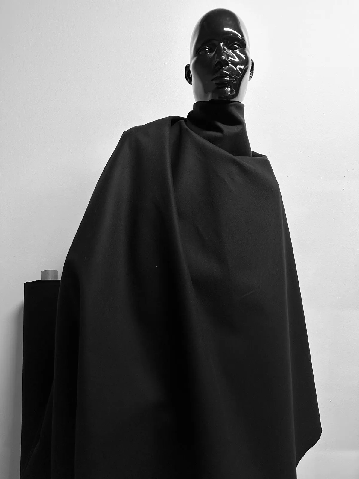 Black Cotton Moleskin