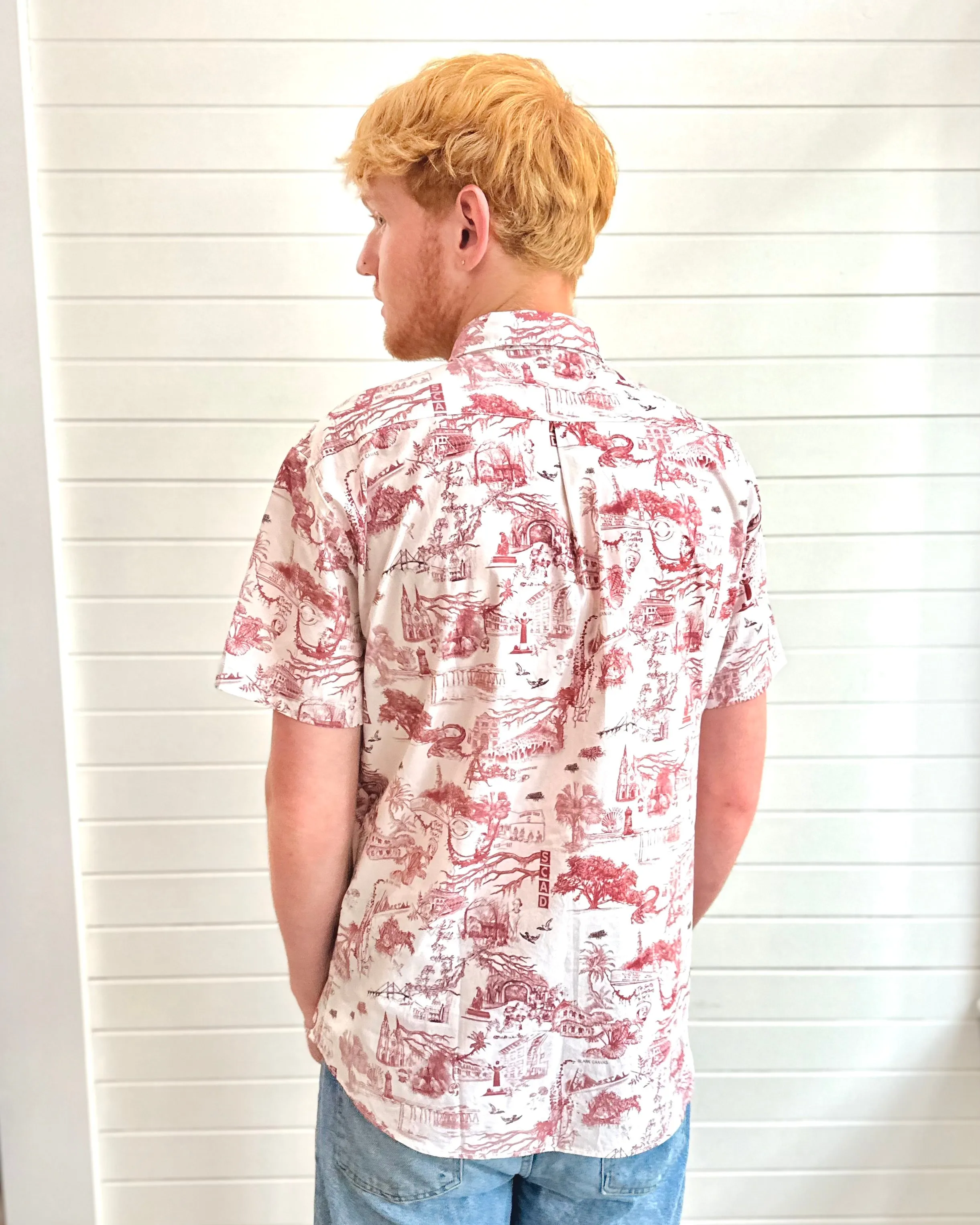 Blank Canvas Button up- Savannah Toile