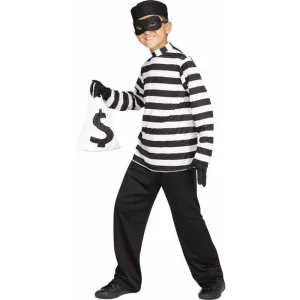 Burglar Child Costume - Assorted Sizes