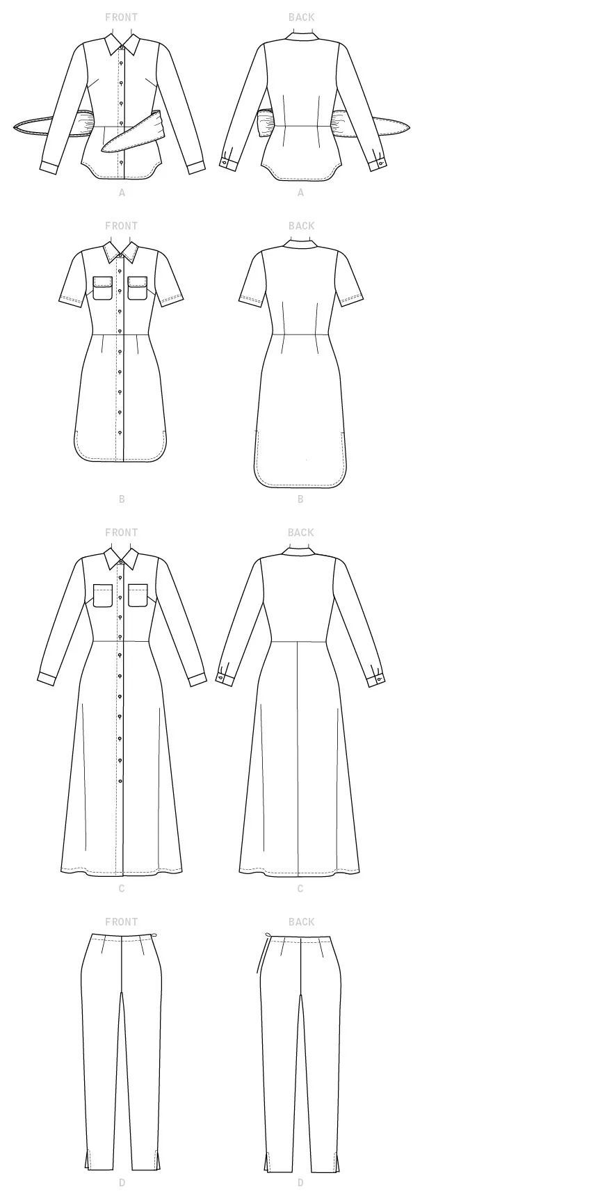 Butterick Pattern B6640 Misses' Sportswear