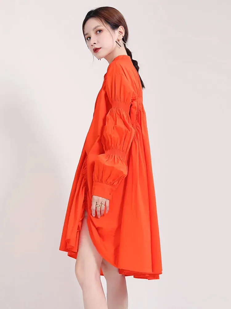 Casual Chic Asymmetrical Pleated Blouse