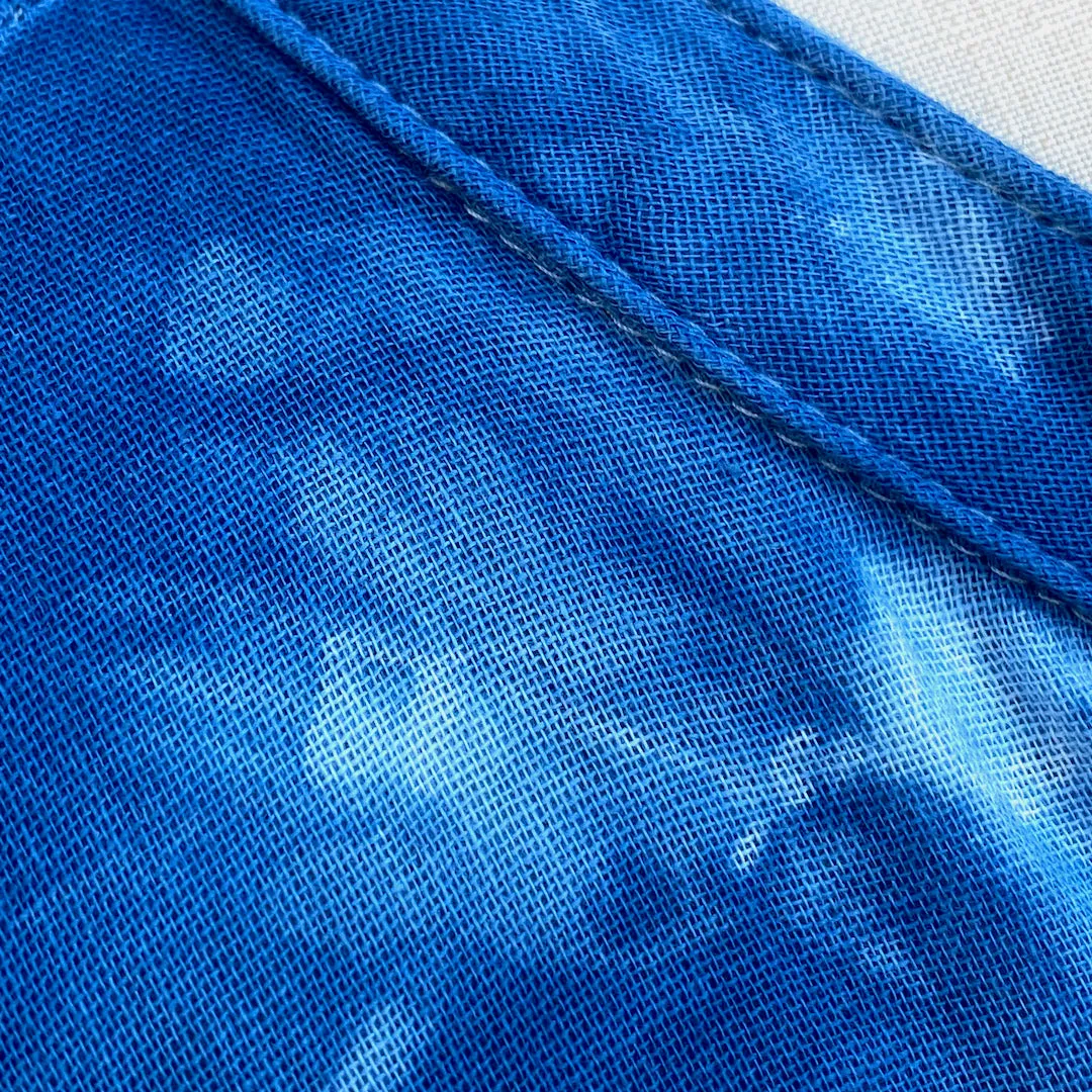 Celeste Dress in Blue | Organic Cotton Double Gauze | Ripple