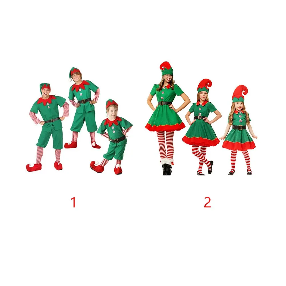 Christmas Little Elf Costume for Adults and Kids