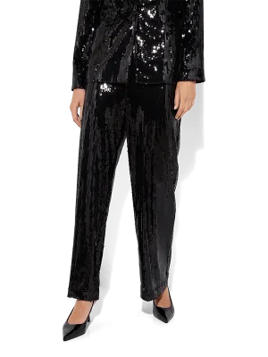 Cleo Black Sequin Pants