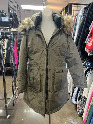 Coat Parka By Madden Girl In Green, Size: L