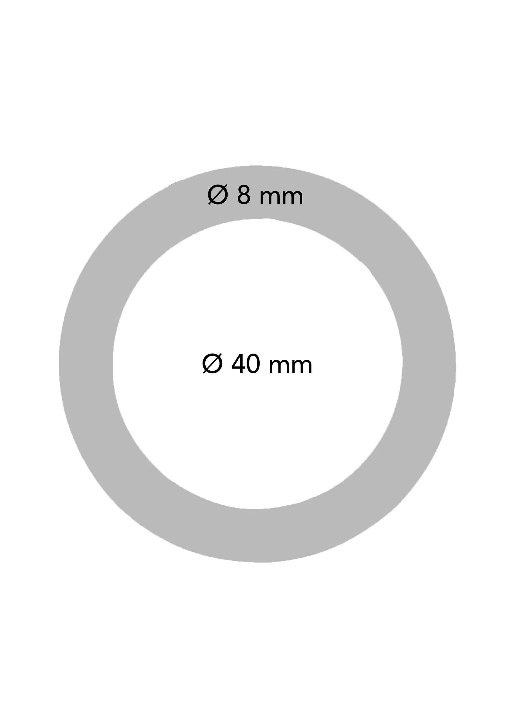 Cockring Rvs 8 mm - 40 mm