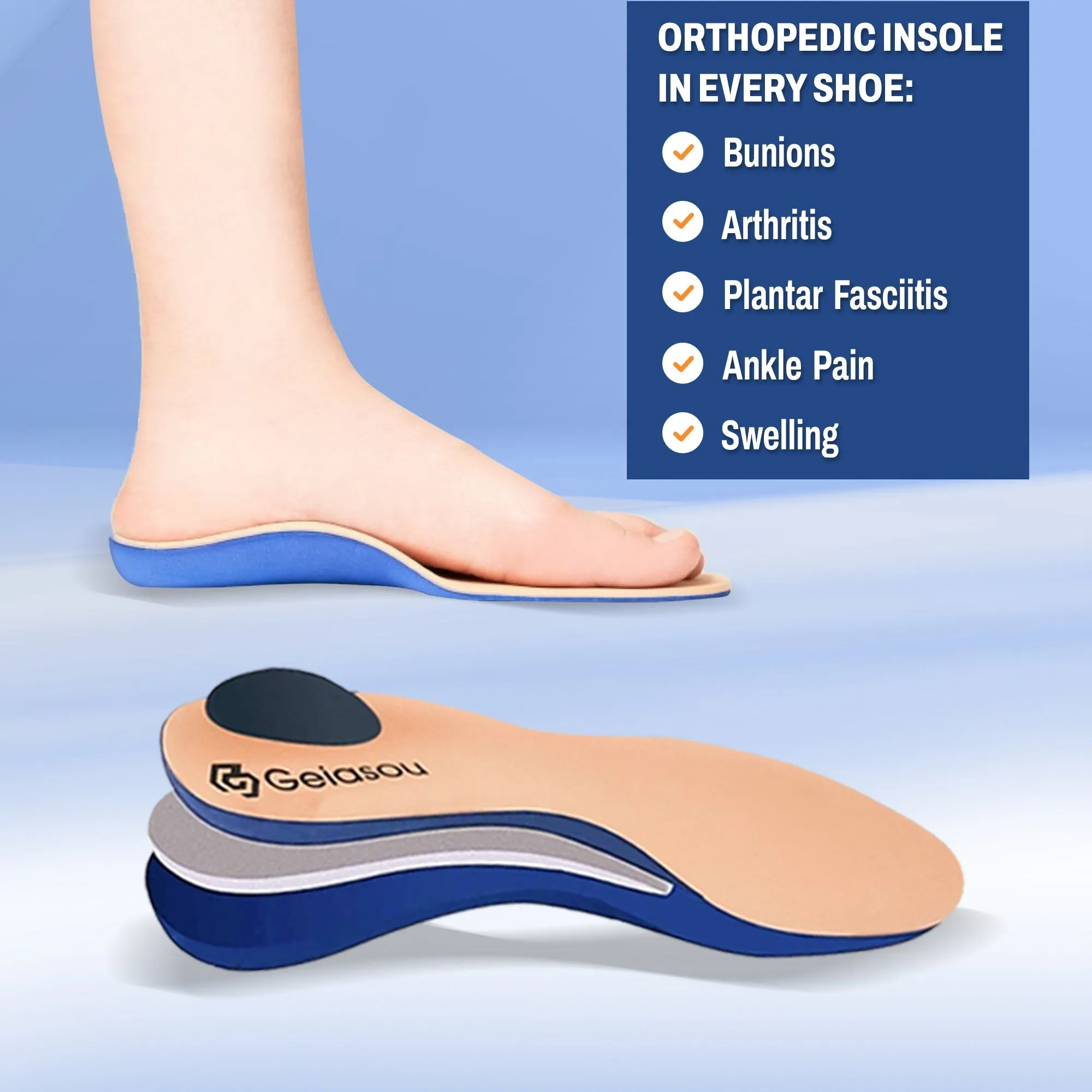 Cuzcare Trendy Orthopedic Shoes Breathable Sports Sneakers