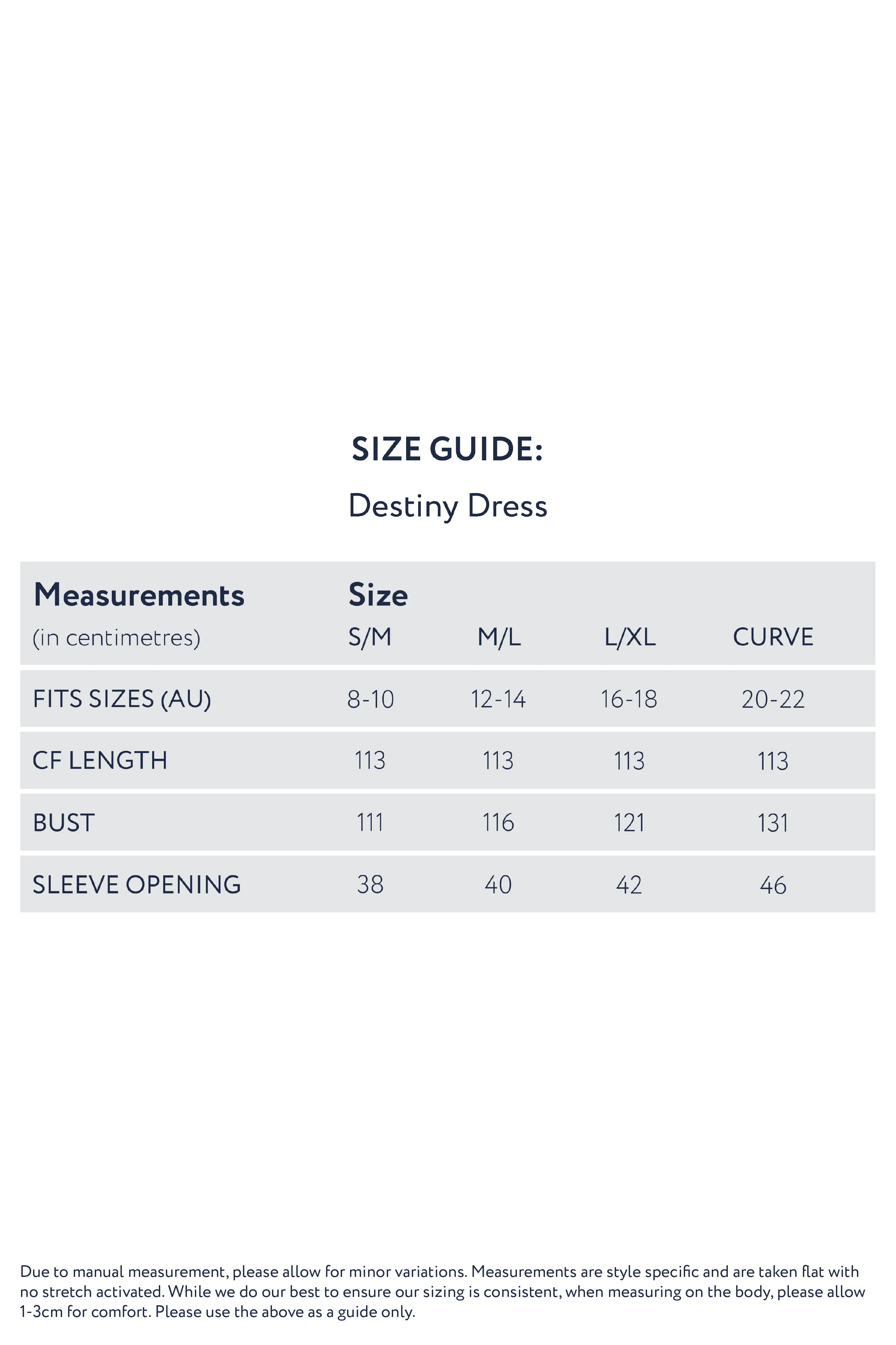 Destiny Dress in Navy