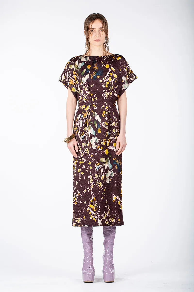 Dezos Bleached Floral Dress