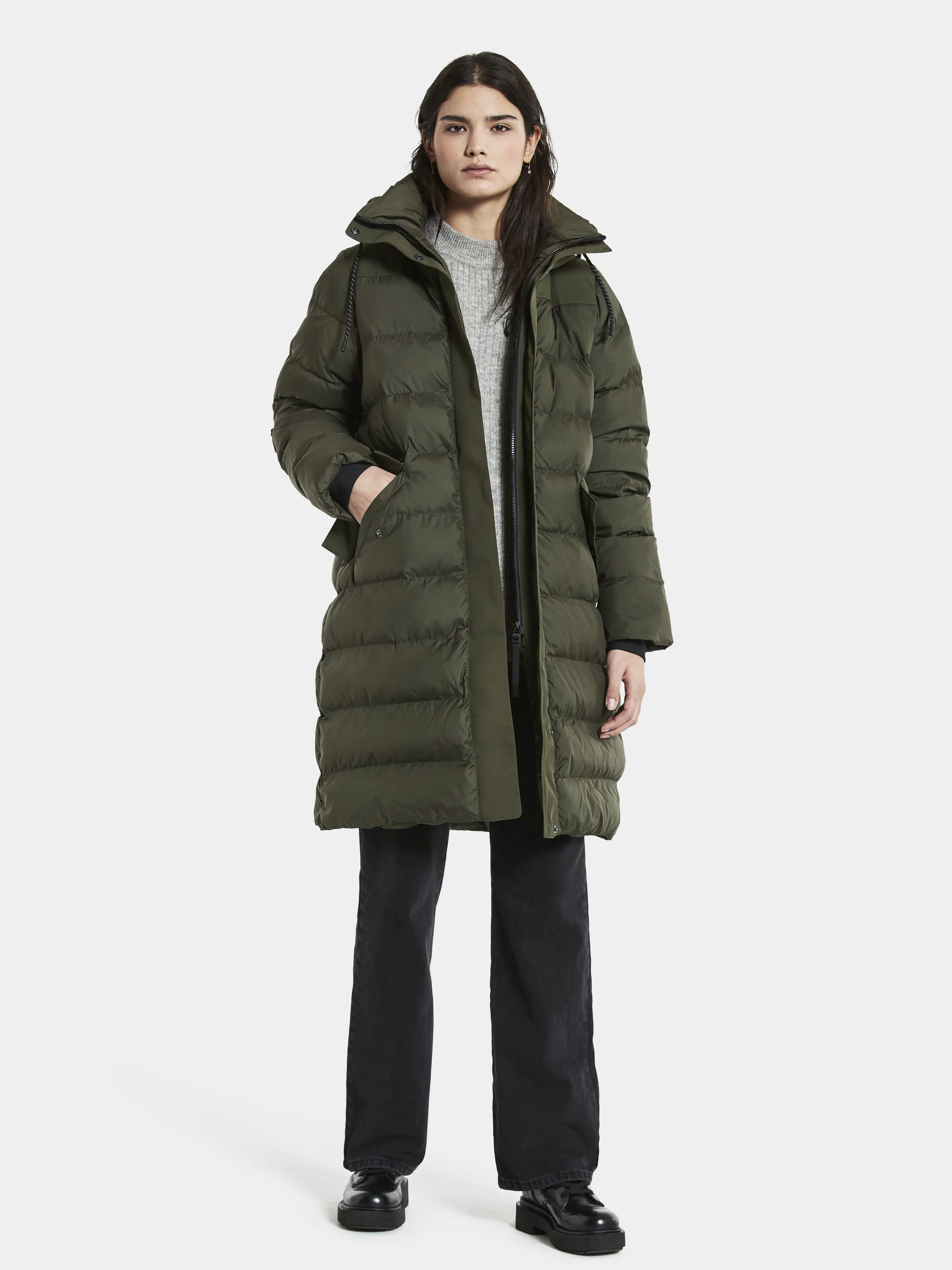 Didriksons Women&#x27;s Fay Parka Deep Green | Buy Didriksons Women&#x27;s Fay Parka Deep Green here | Outnorth