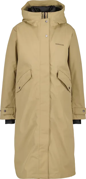 Didriksons Women&#x27;s Mia Parka Long Wood | Buy Didriksons Women&#x27;s Mia Parka Long Wood here | Outnorth