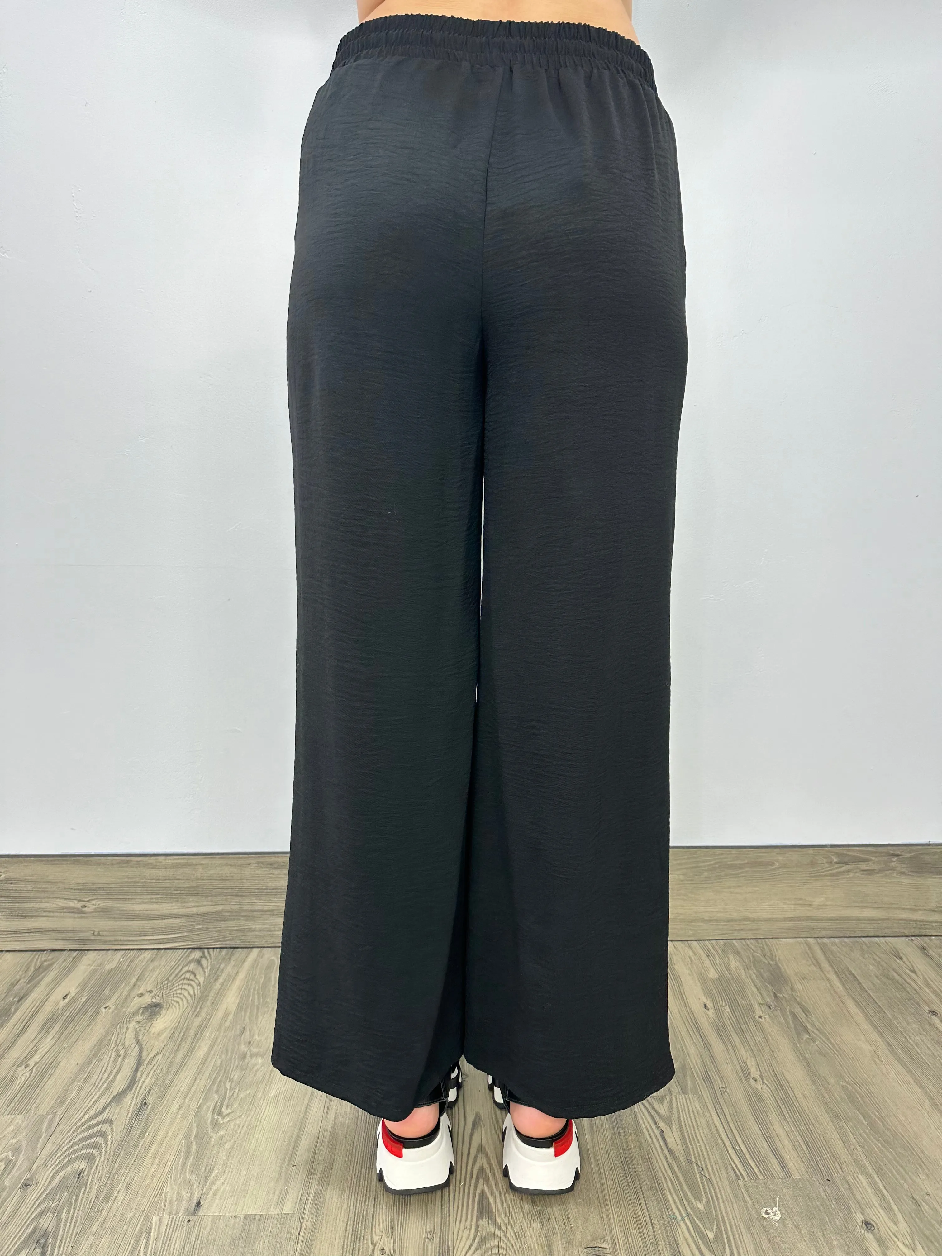 Drawstring Black Pant