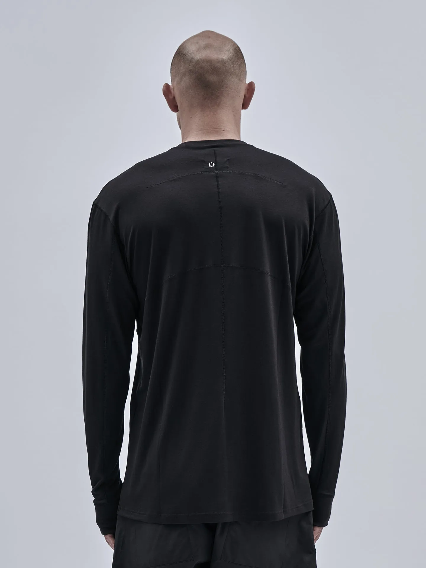 ezkutu longsleeve schoeller jersey black