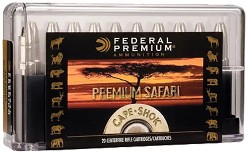 Federal P375WH Cape-Shok 375 H&H Magnum Woodleigh Hydro Solid 300 GR 20Bx/10Cs