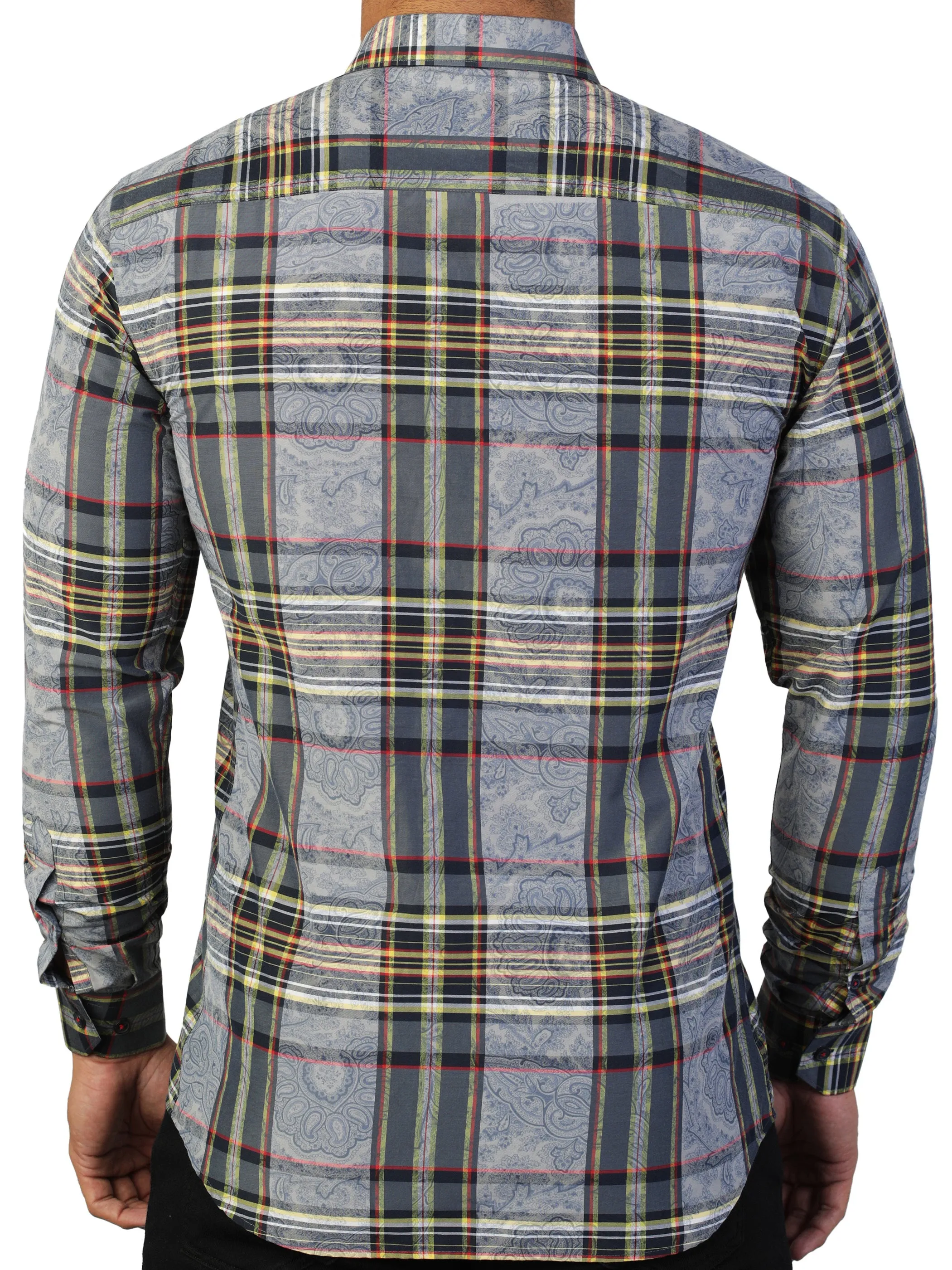 Fibonacci CheckPaisley Blue