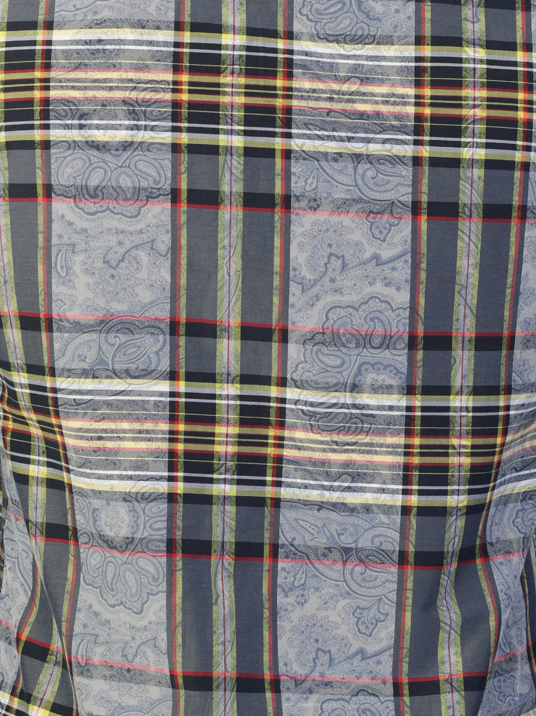 Fibonacci CheckPaisley Blue