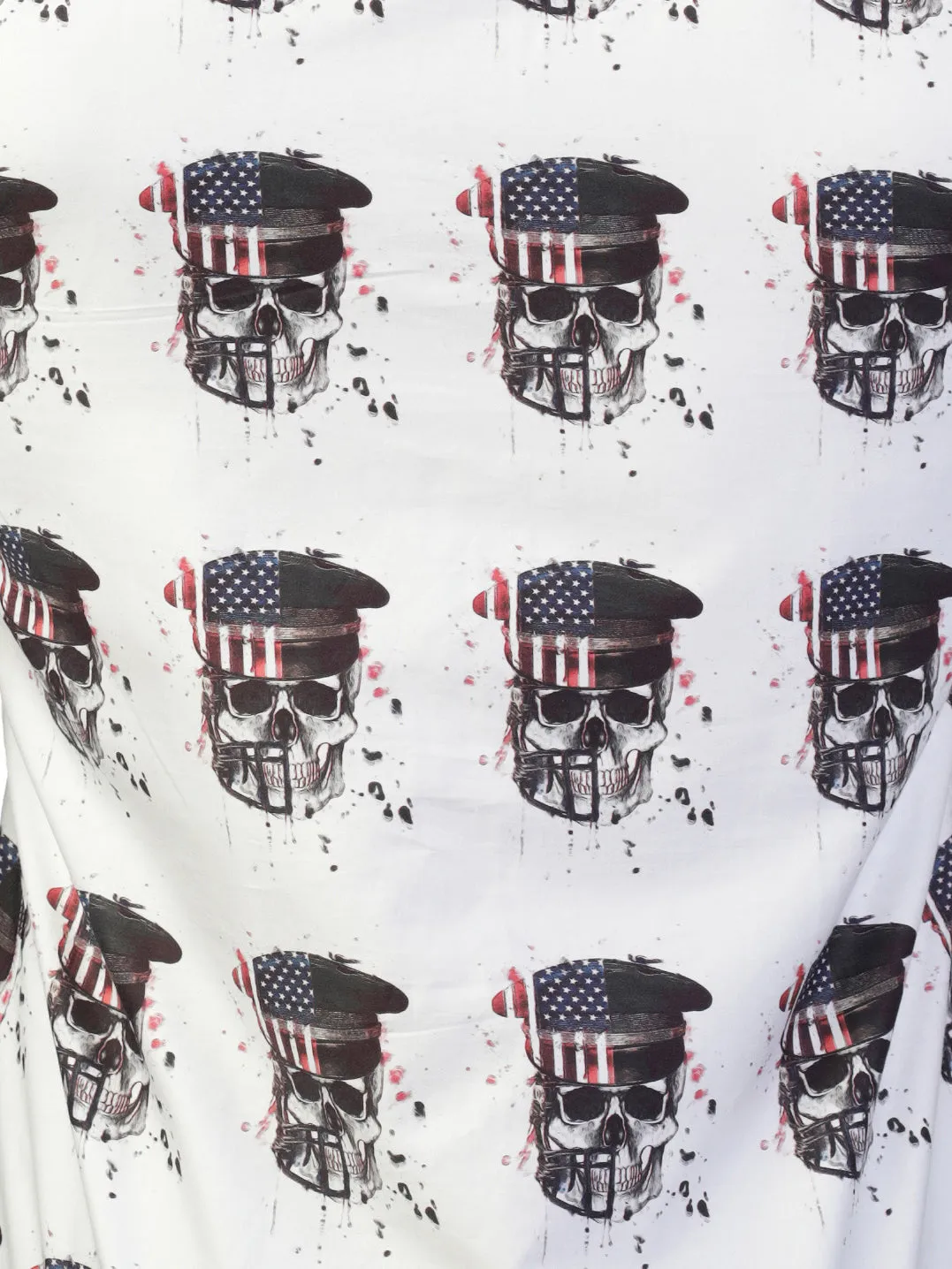 Fibonacci SkullAmerica White