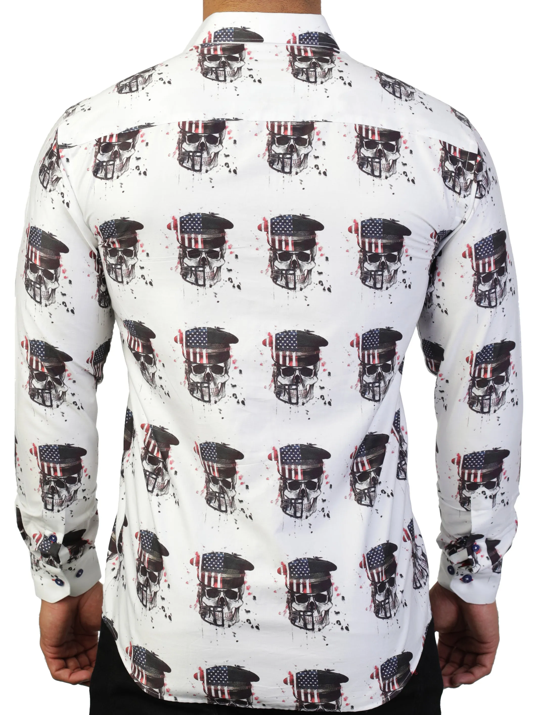 Fibonacci SkullAmerica White