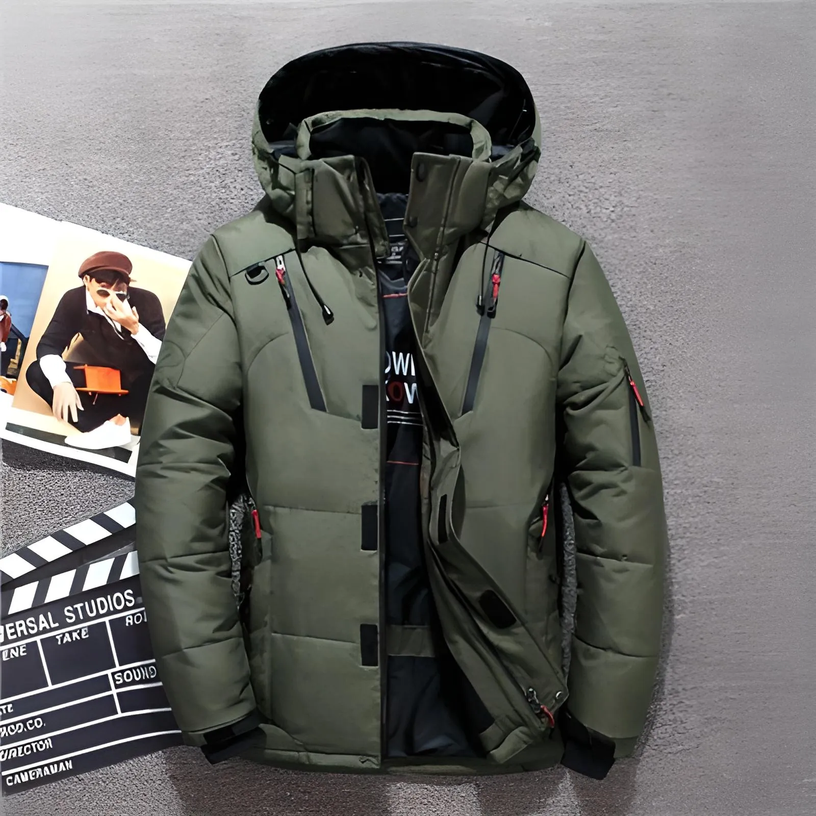 Finn | Warme Winddichte Winterjacke für Herren