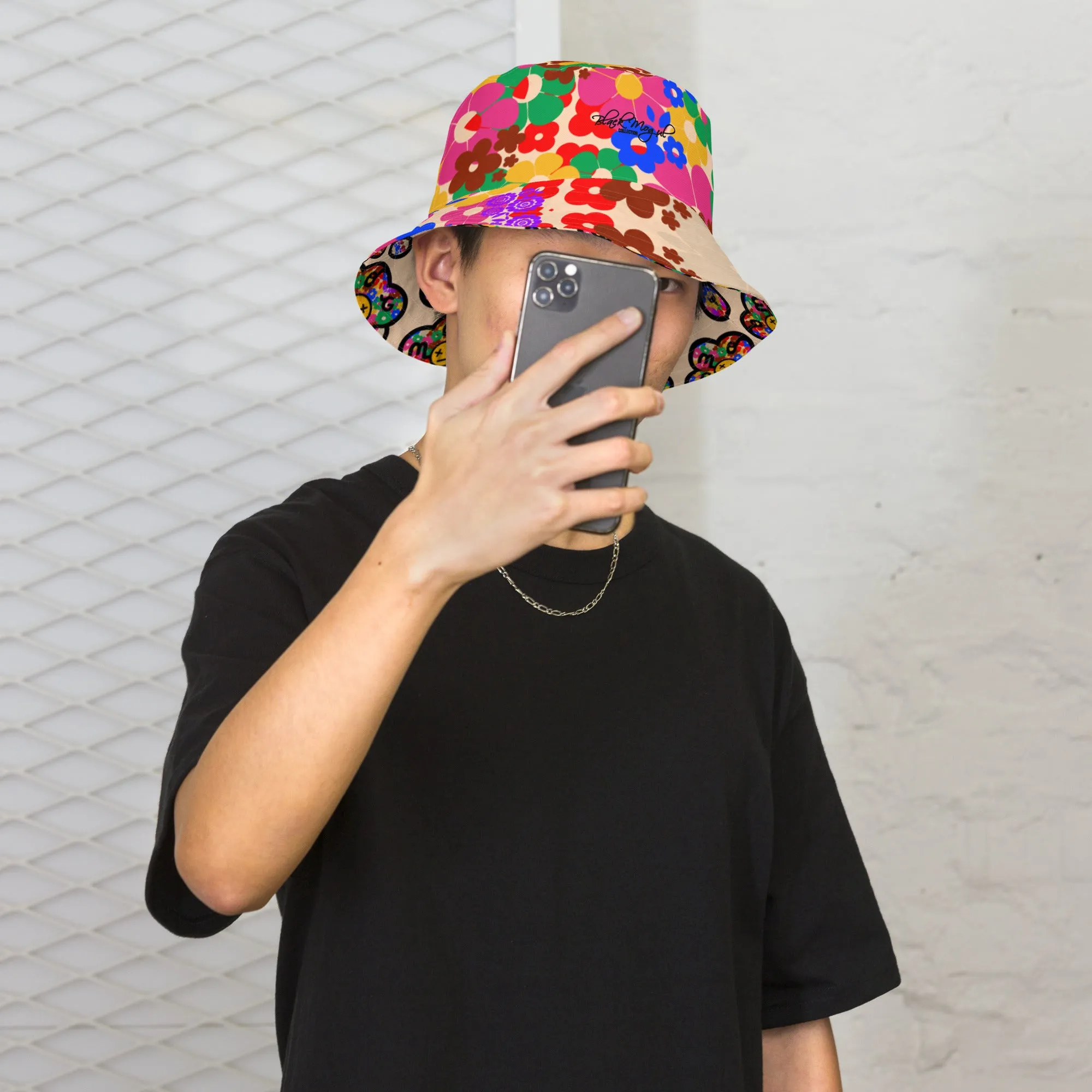 Flower Bomb Reversible bucket hat