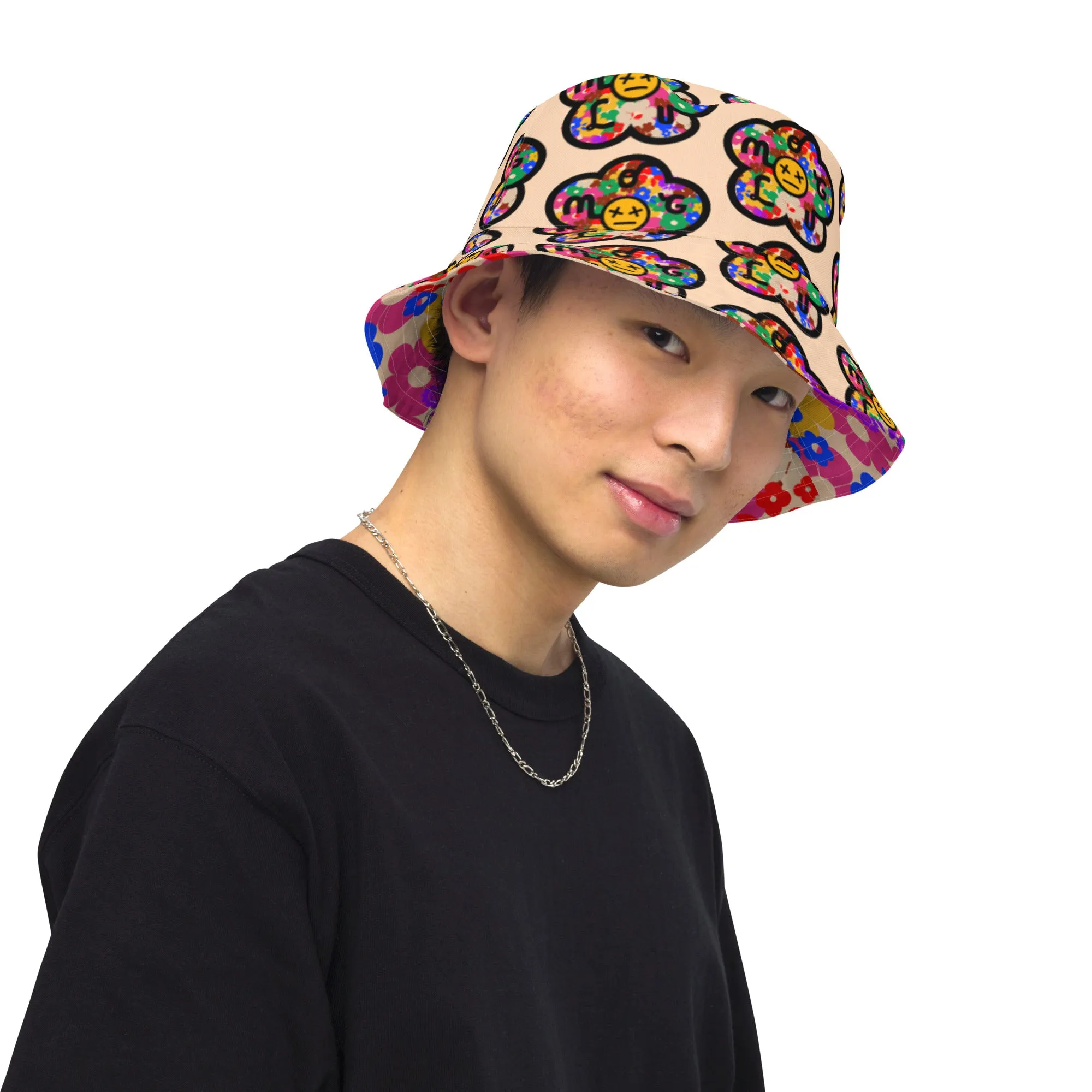 Flower Bomb Reversible bucket hat