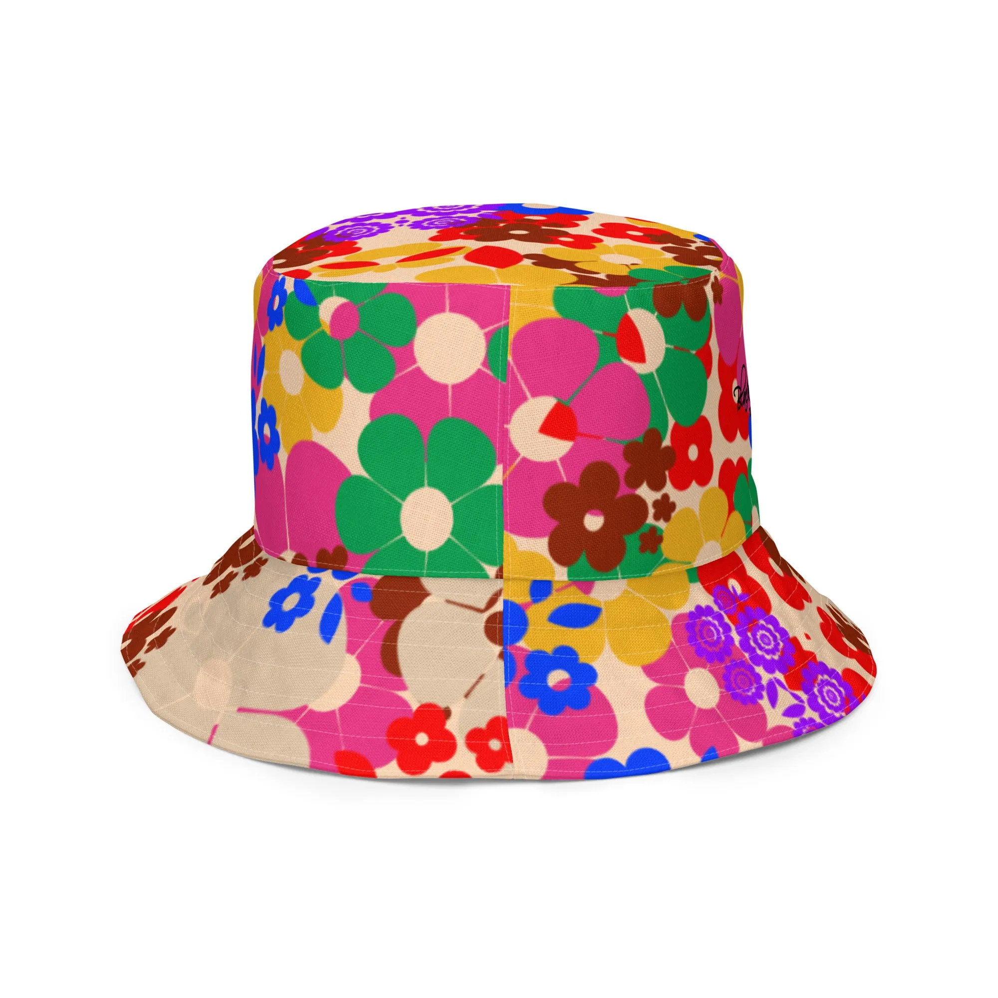 Flower Bomb Reversible bucket hat