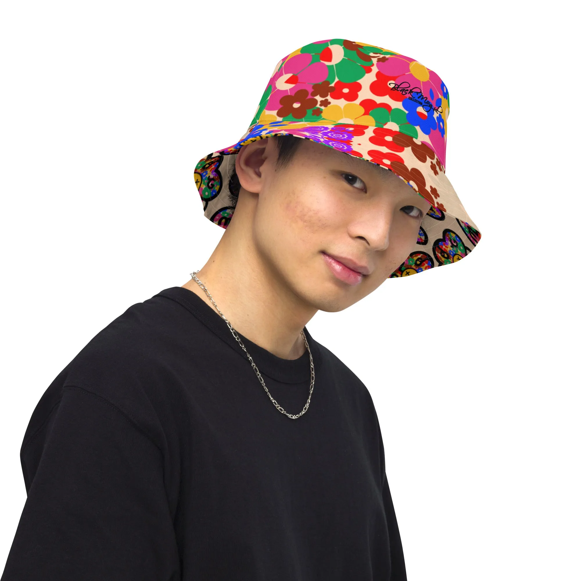 Flower Bomb Reversible bucket hat