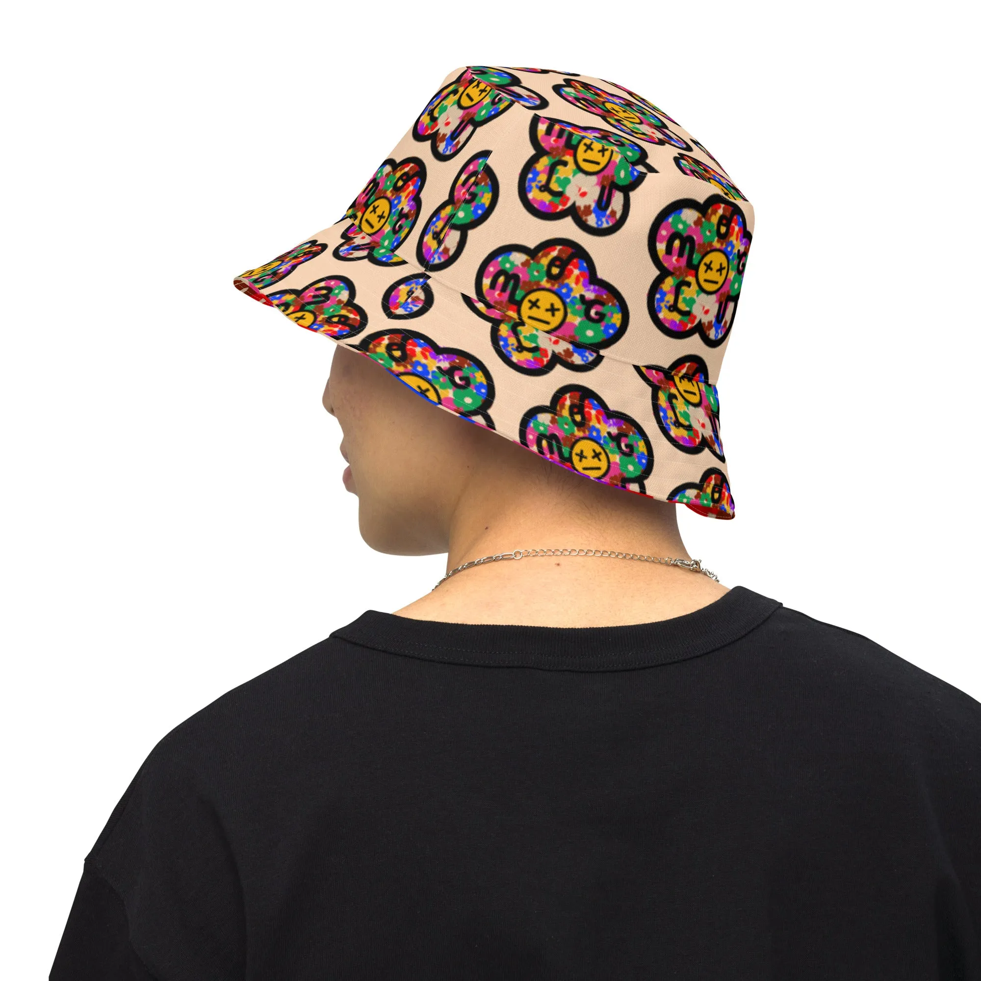 Flower Bomb Reversible bucket hat