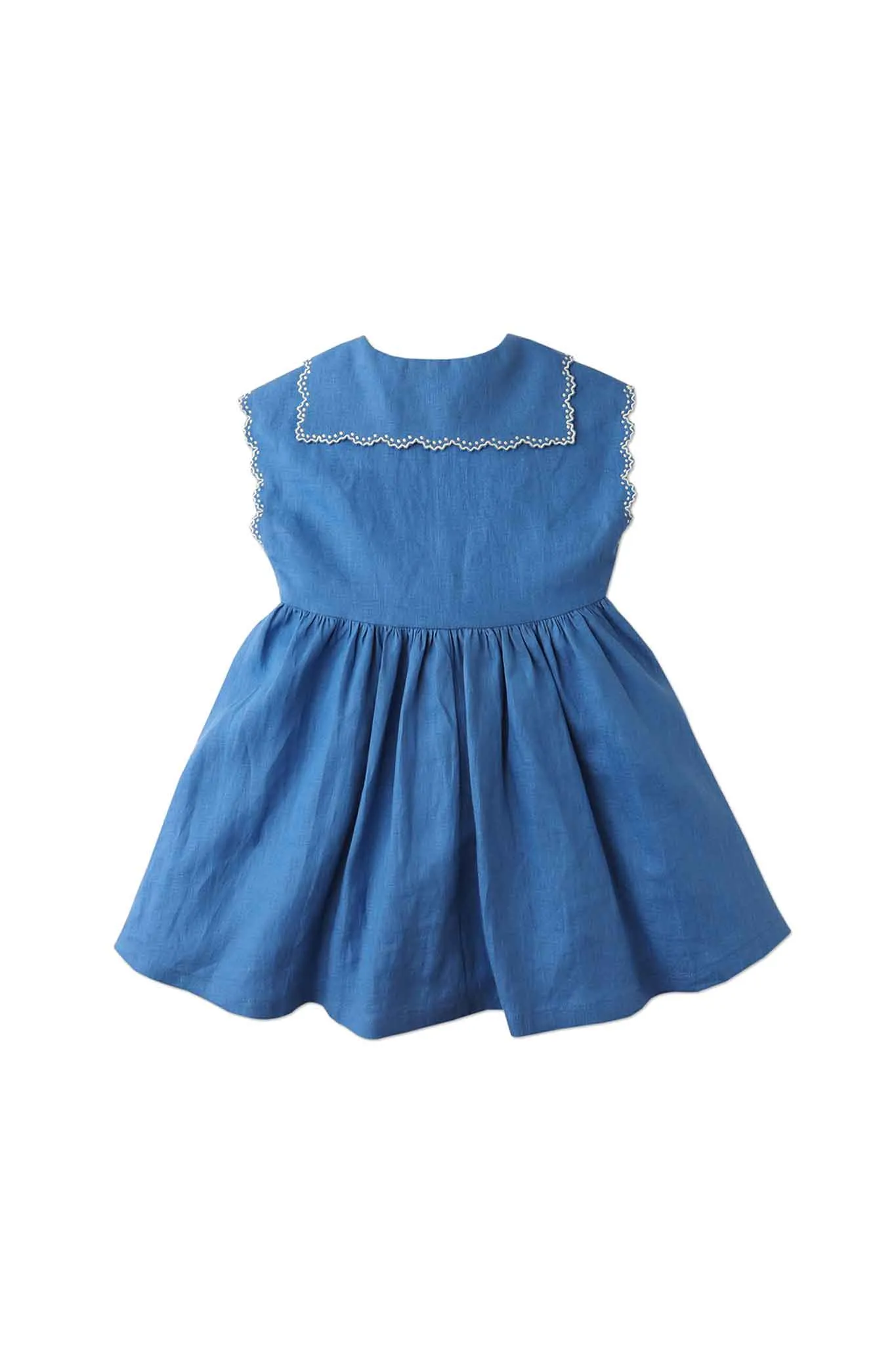 Gingersnaps Embroidered Collar Shirt Dress