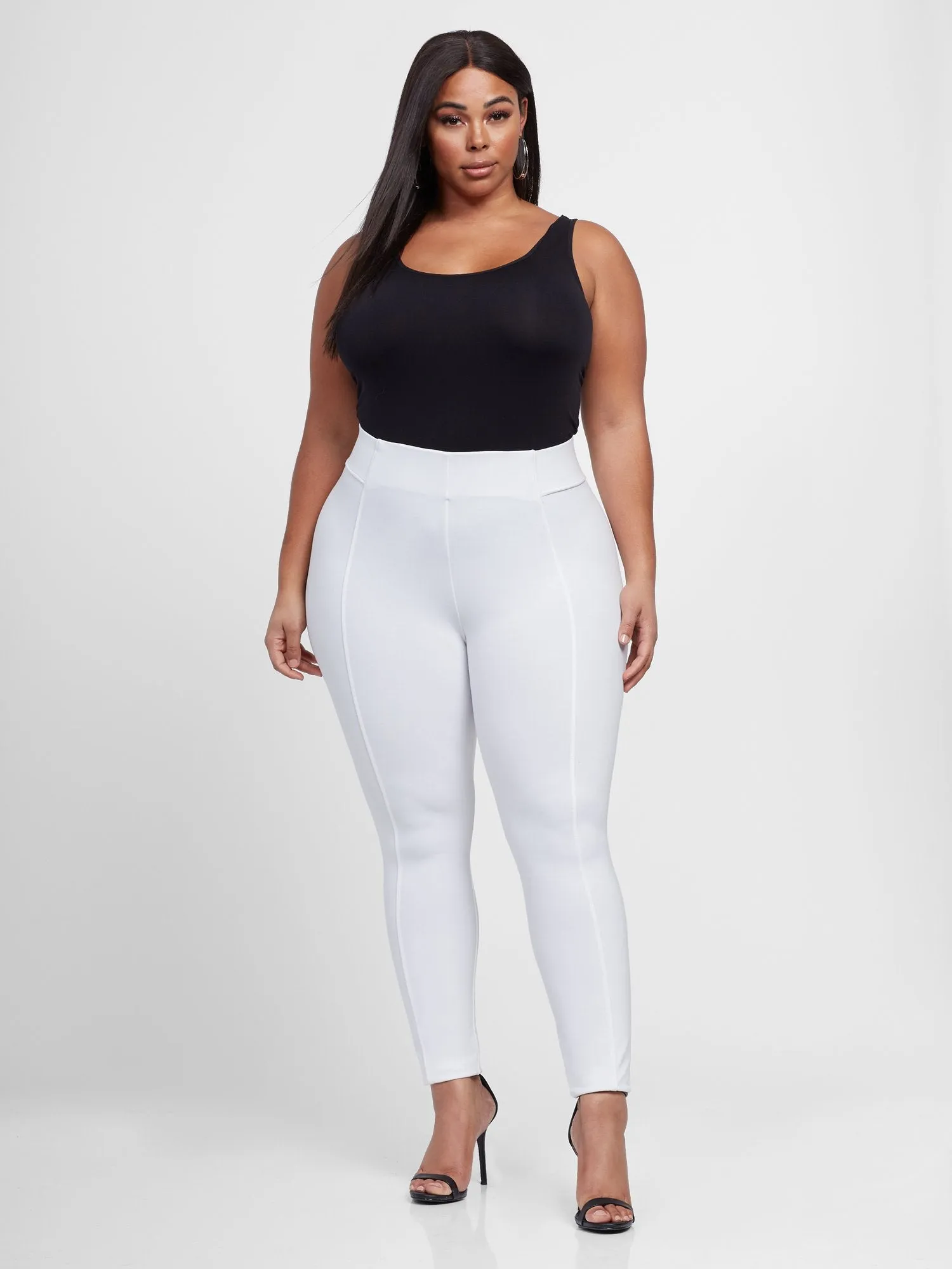 Good Form Seam-Front Ponte Pants