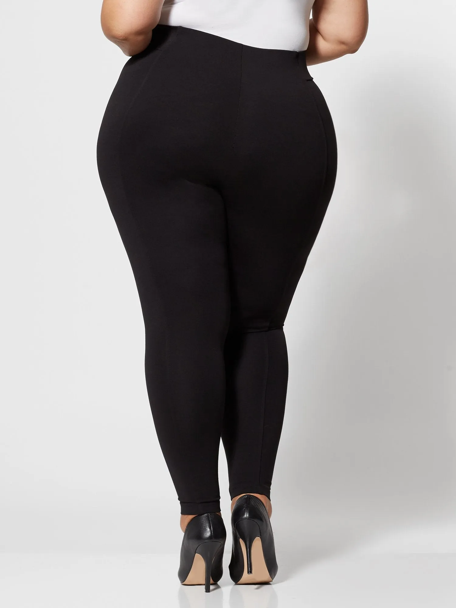 Good Form Seam-Front Ponte Pants
