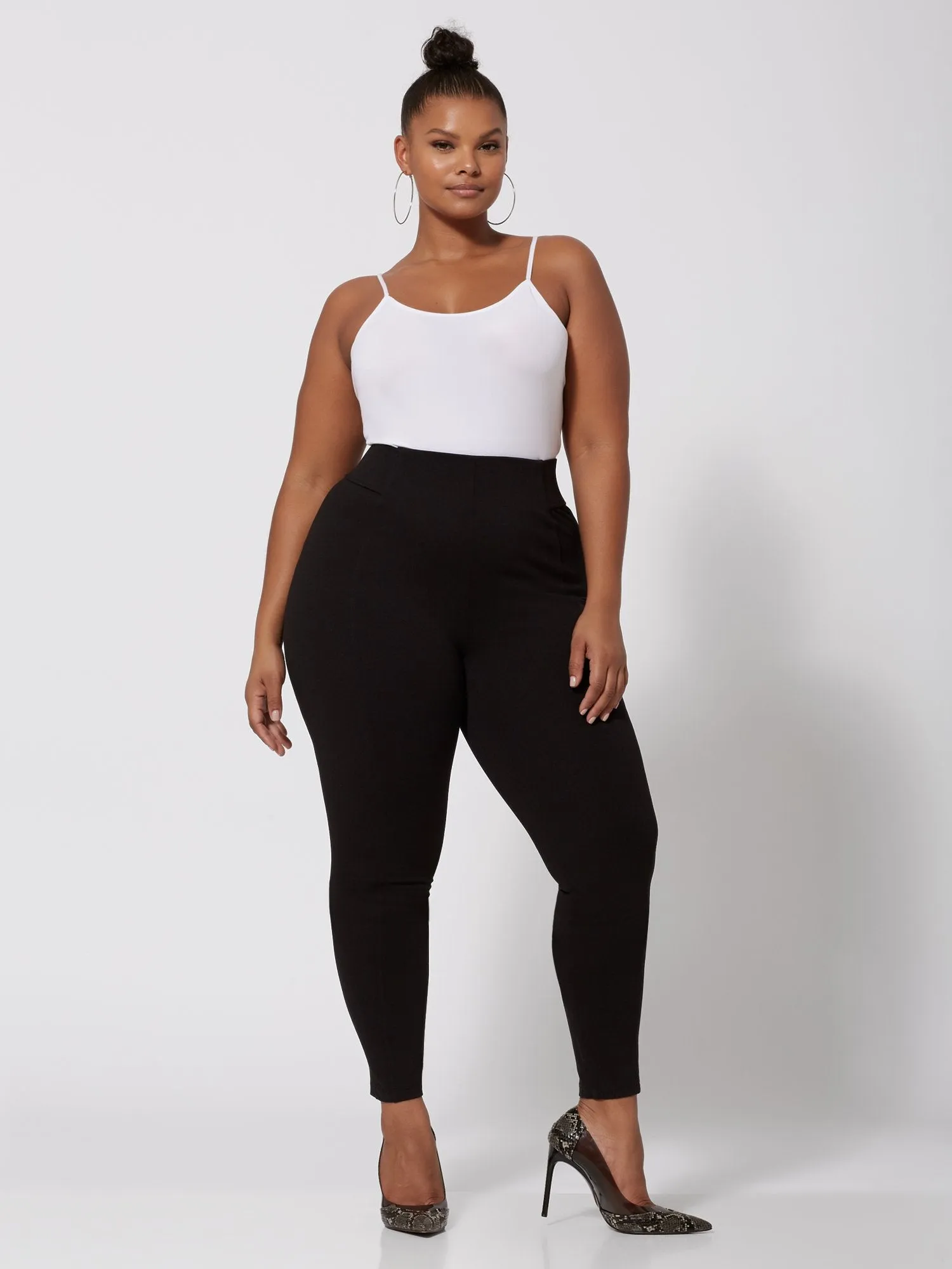 Good Form Seam-Front Ponte Pants
