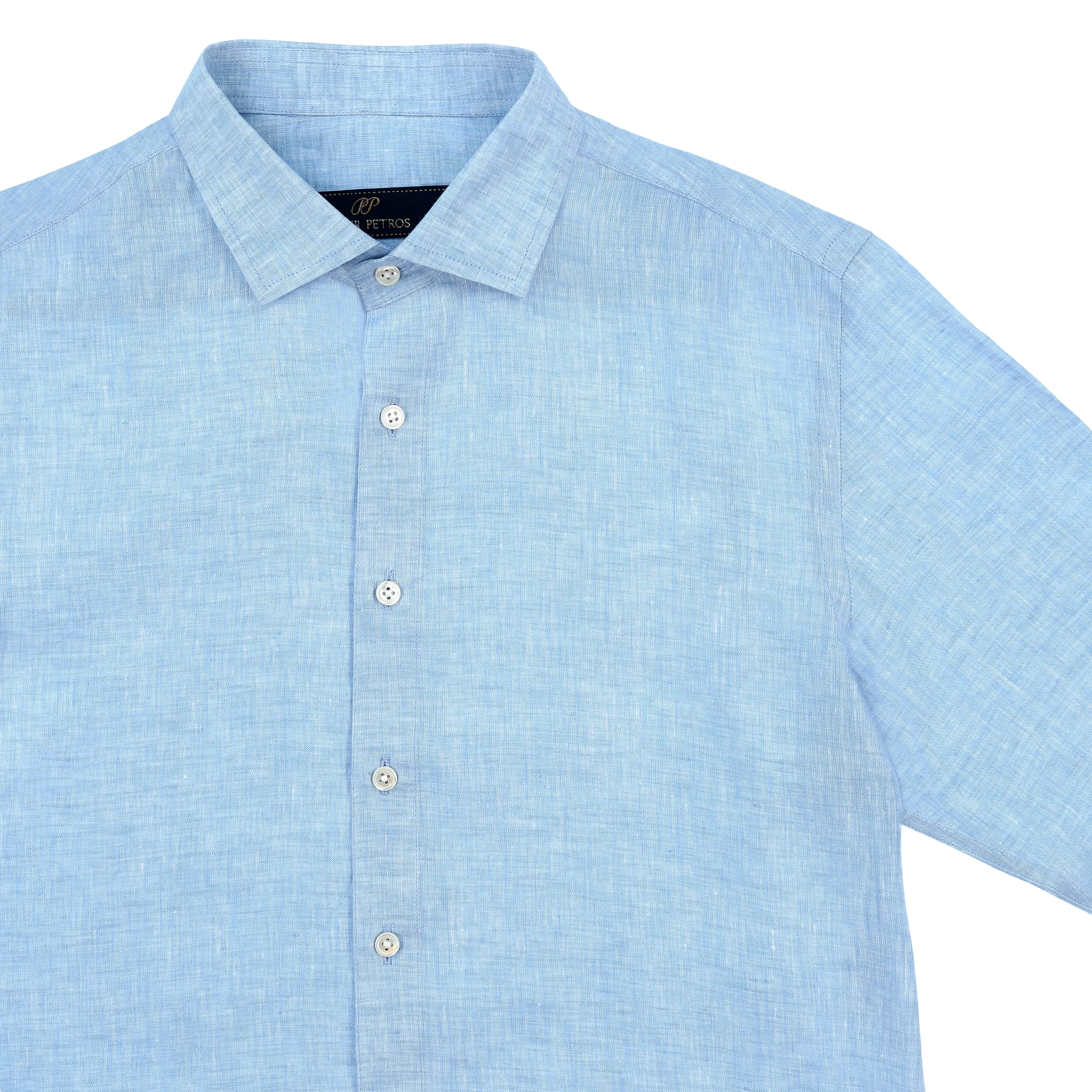 HER Laos Linen Shirt - Blue