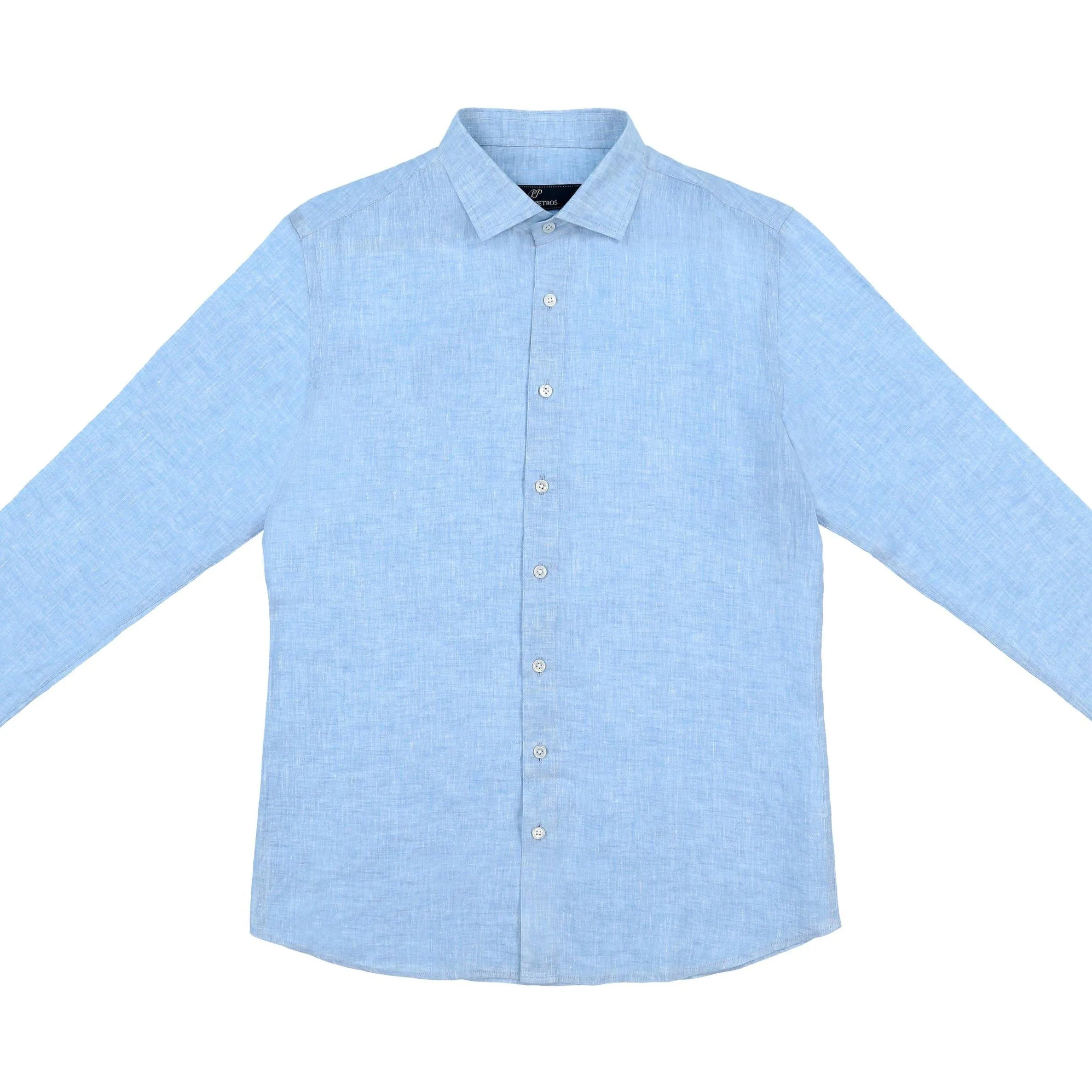 HER Laos Linen Shirt - Blue