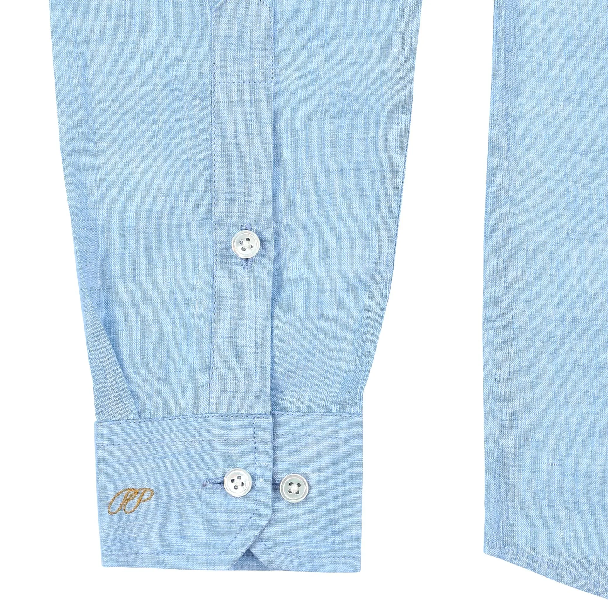 HER Laos Linen Shirt - Blue