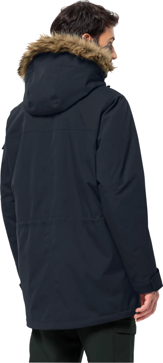 Jack Wolfskin Men&#x27;s Glacier Canyon Parka Night Blue | Buy Jack Wolfskin Men&#x27;s Glacier Canyon Parka Night Blue here | Outnorth