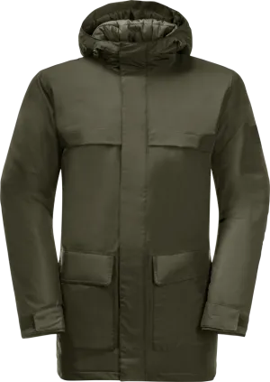 Jack Wolfskin Men&#x27;s Winterlager Parka Island Moss | Buy Jack Wolfskin Men&#x27;s Winterlager Parka Island Moss here | Outnorth