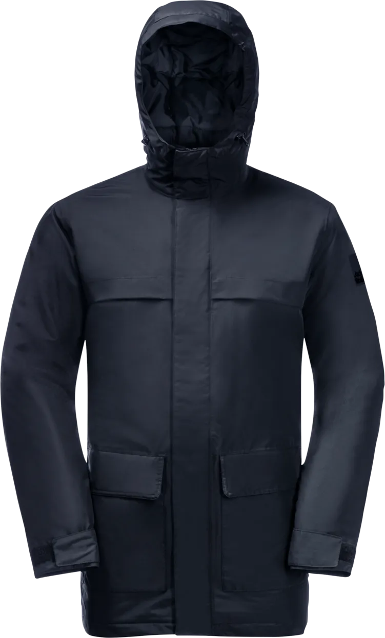 Jack Wolfskin Men&#x27;s Winterlager Parka Night Blue | Buy Jack Wolfskin Men&#x27;s Winterlager Parka Night Blue here | Outnorth